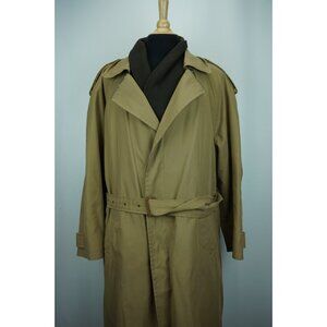 Ermenegildo Zegna Removeable Shawl Mens Business Trench Overcoat Sz 42